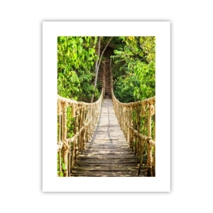 Affiche - Poster - Suspendu dans la nature - 30x40 cm