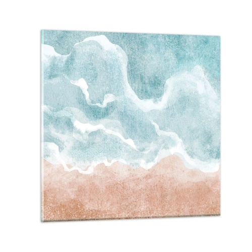 Impression sur verre - Image sur verre - Abstraction du nuage - 50x50 cm