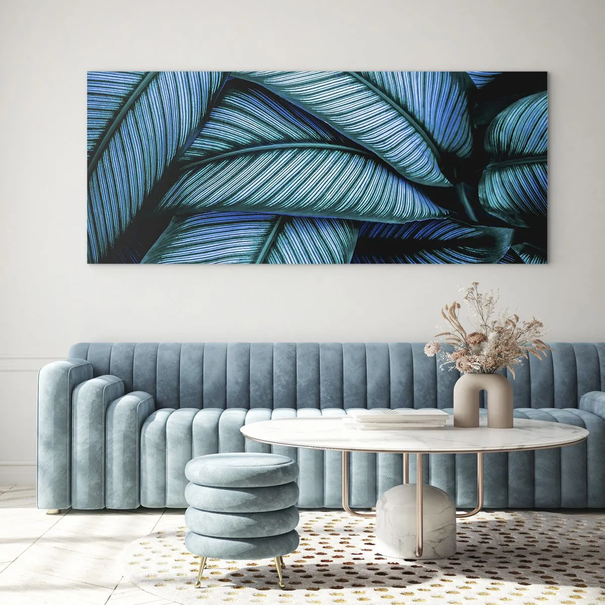 Impression sur verre - Image sur verre - Lignes de vie - 90x30 cm