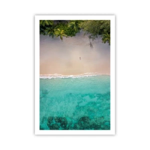Affiche - Poster - Plage paradisiaque - 61x91 cm