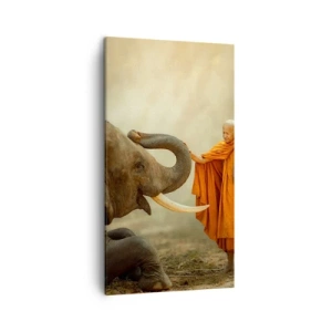 Impression sur toile - Image sur toile - Rencontre en voyageant - 45x80 cm