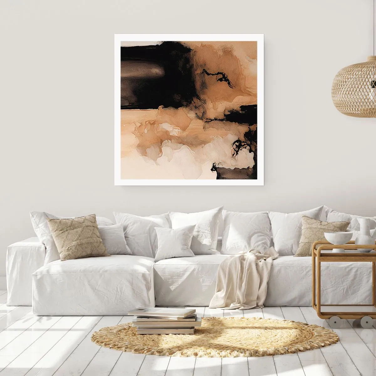 Affiche - Poster - Une abstraction intrigante - 50x50 cm