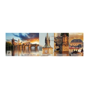 Échantillon de Papier Peint Premium Sand - Belle depuis des lustres - Ville, Prague, La République tchèque - 100x30 cm
