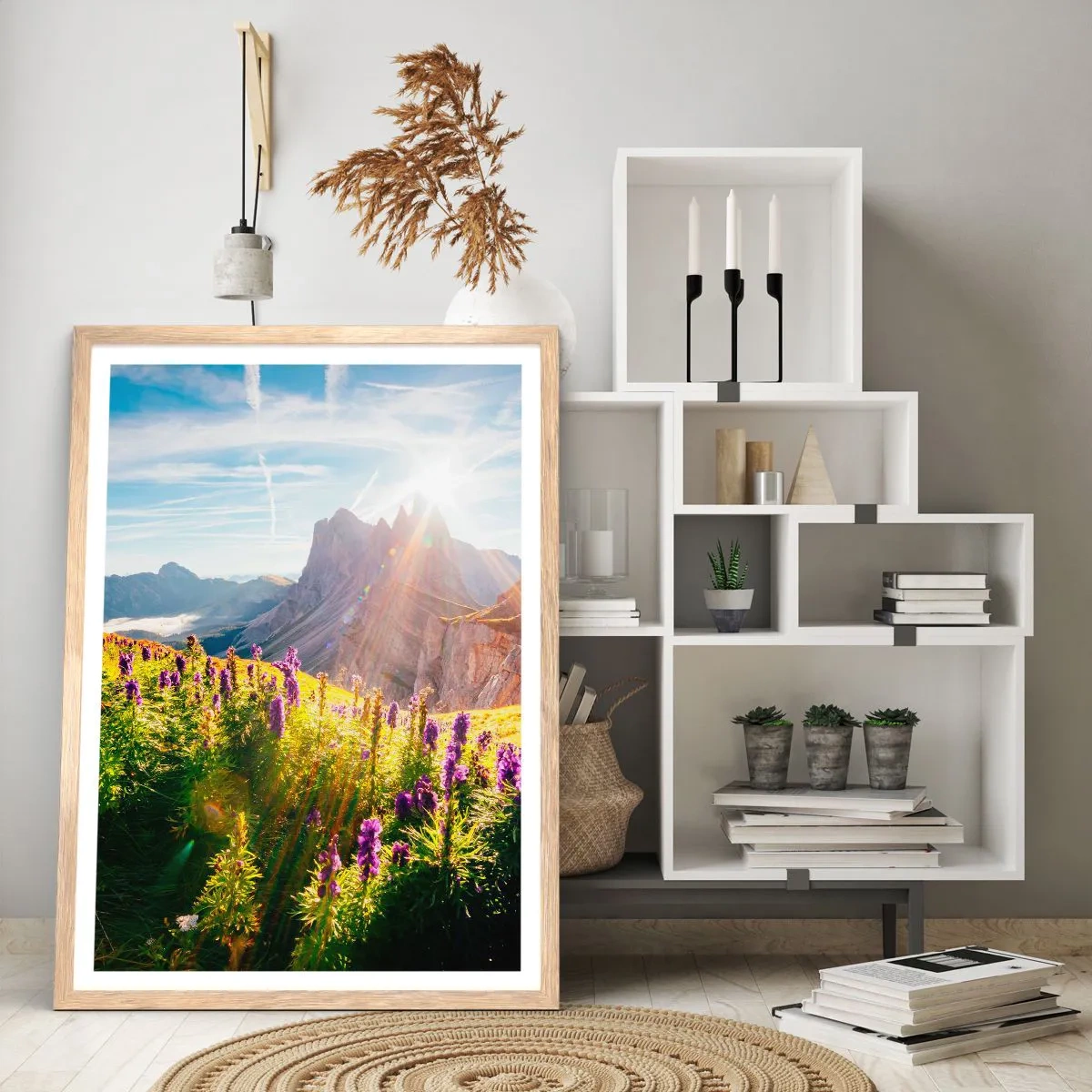 Affiche dans un chêne clair - Poster - La vie secrète des herbes - 30x40 cm