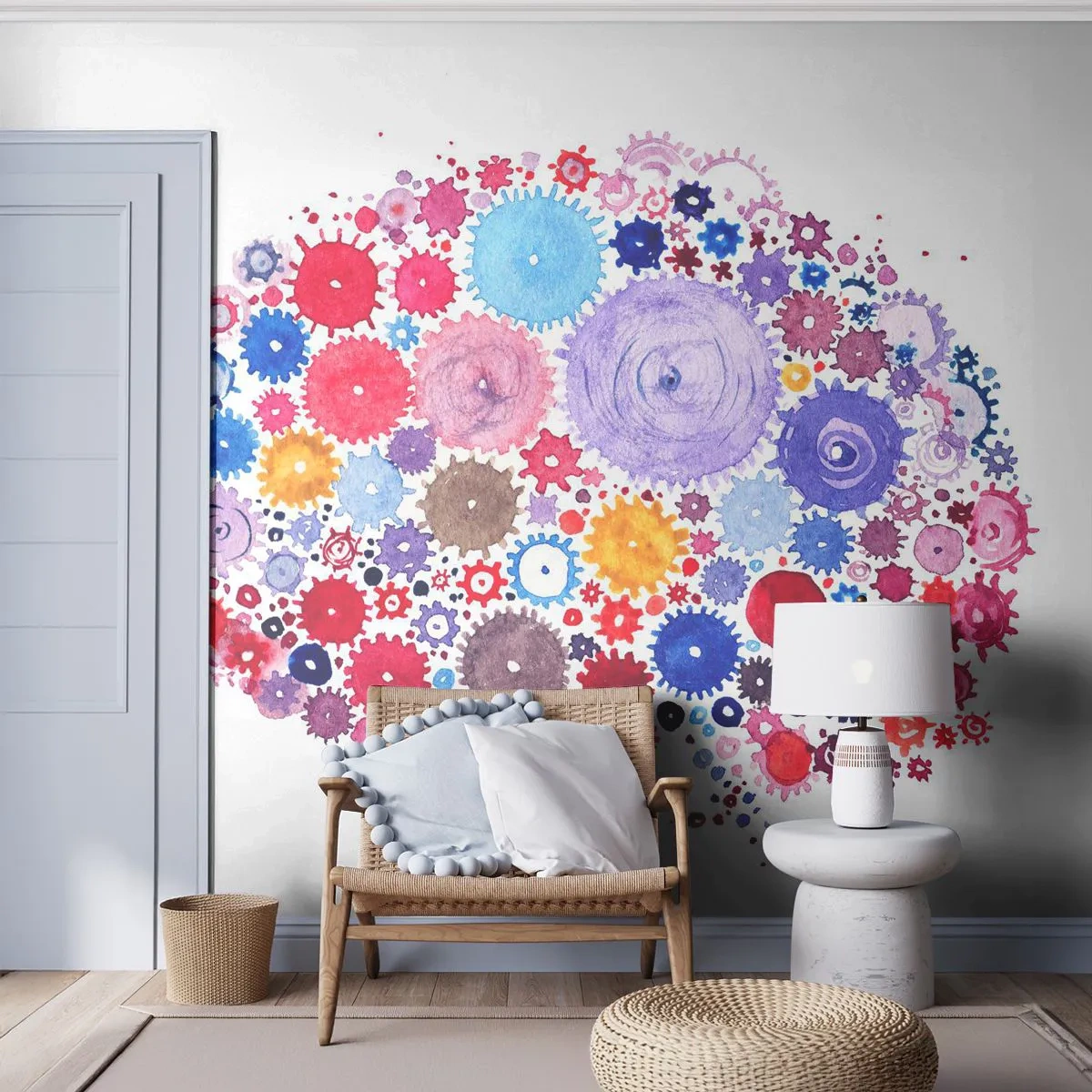 Papier Peint Autocollant Deluxe Sticker - La machine la plus parfaite de la nature - Abstraction, Cerveau, Graphique - 250x175 cm