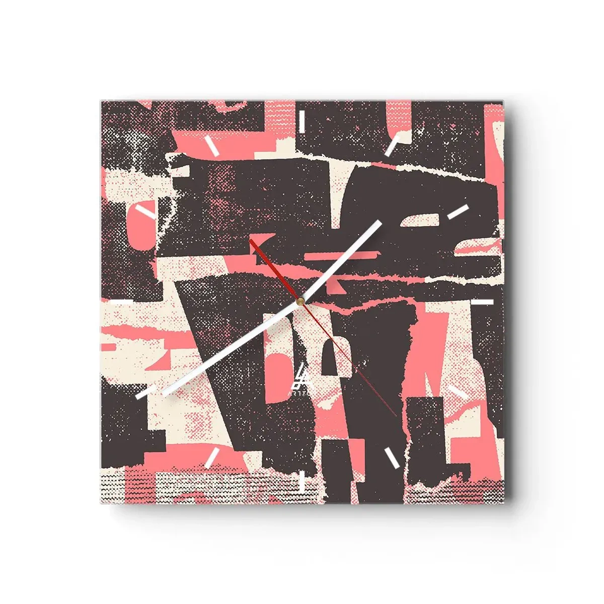 Horloge murale - Pendule murale - Tout ce tapage - 40x40 cm