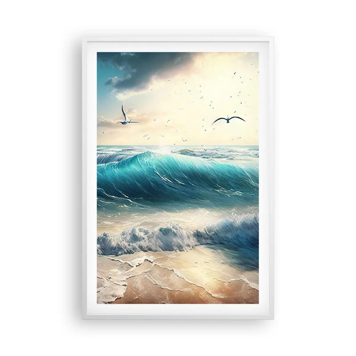 Affiche dans un cadre blanc - Poster - Ça bourdonne seulement pour toi - 61x91 cm