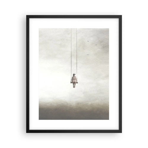 Affiche dans un cadre noir - Poster - Enfant en nous - 40x50 cm