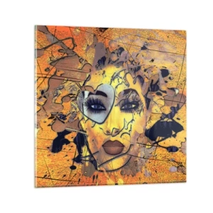 Impression sur verre - Image sur verre - Beauté ensoleillée - 70x70 cm