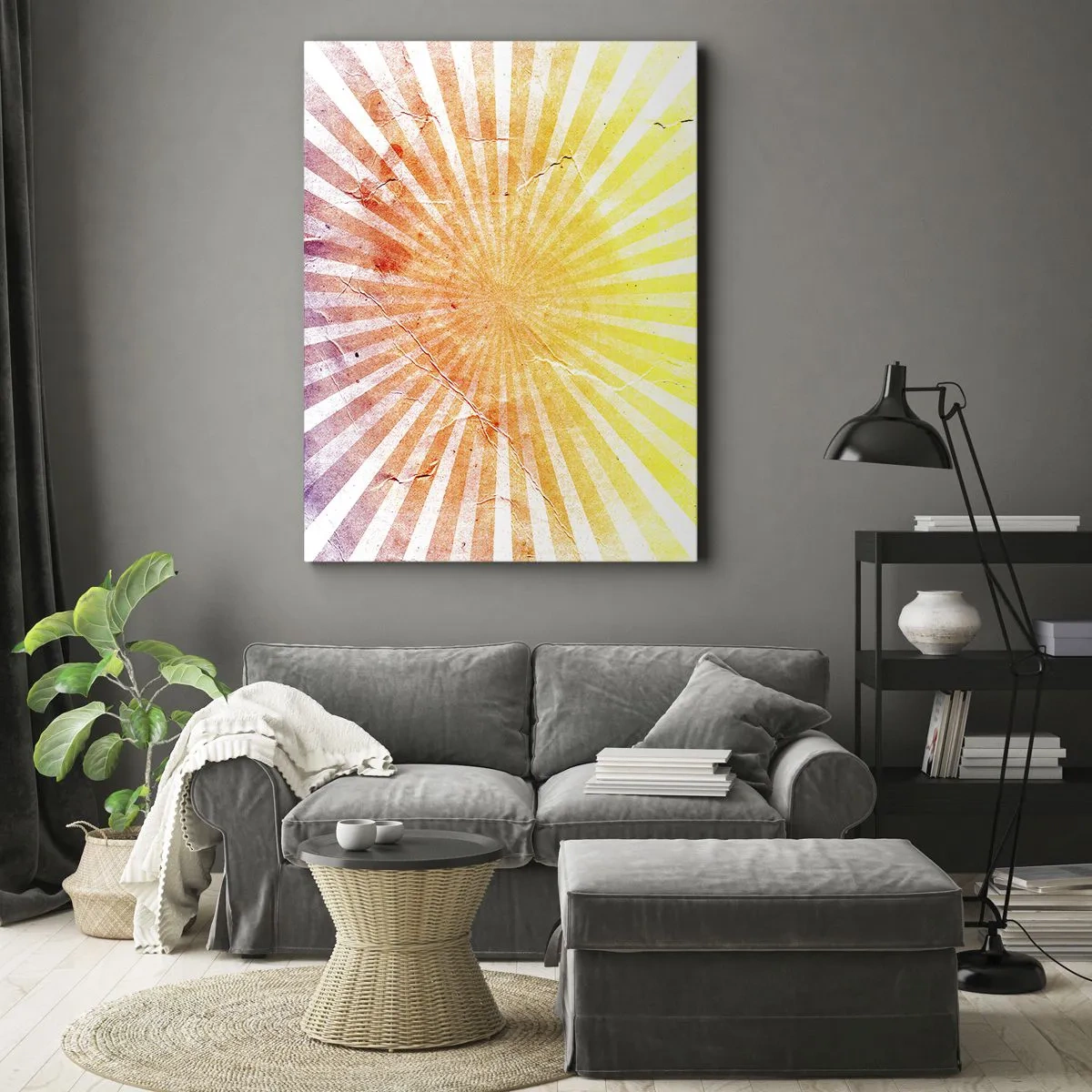 Impression sur toile - Image sur toile - Levant et couchant - 55x100 cm
