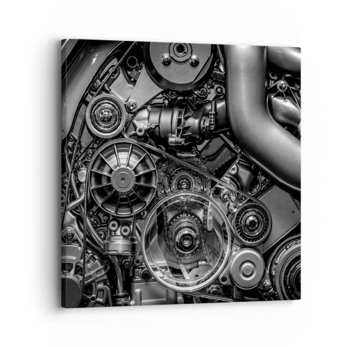 Impression sur toile - Image sur toile - Poésie mécanique - 30x30 cm