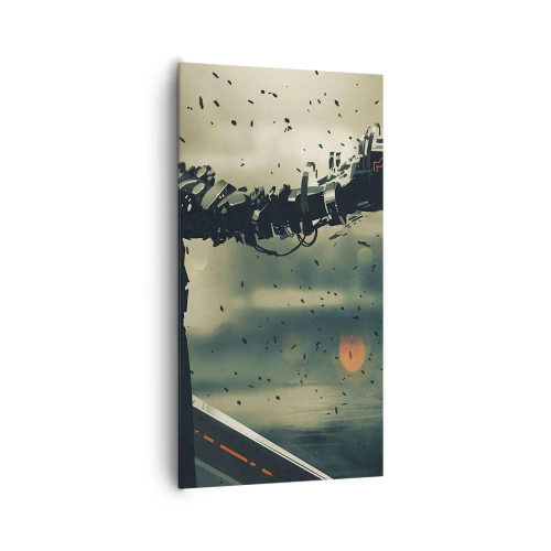 Impression sur toile - Image sur toile - L'arme fatale - Votre propre Terminator - 65x120 cm