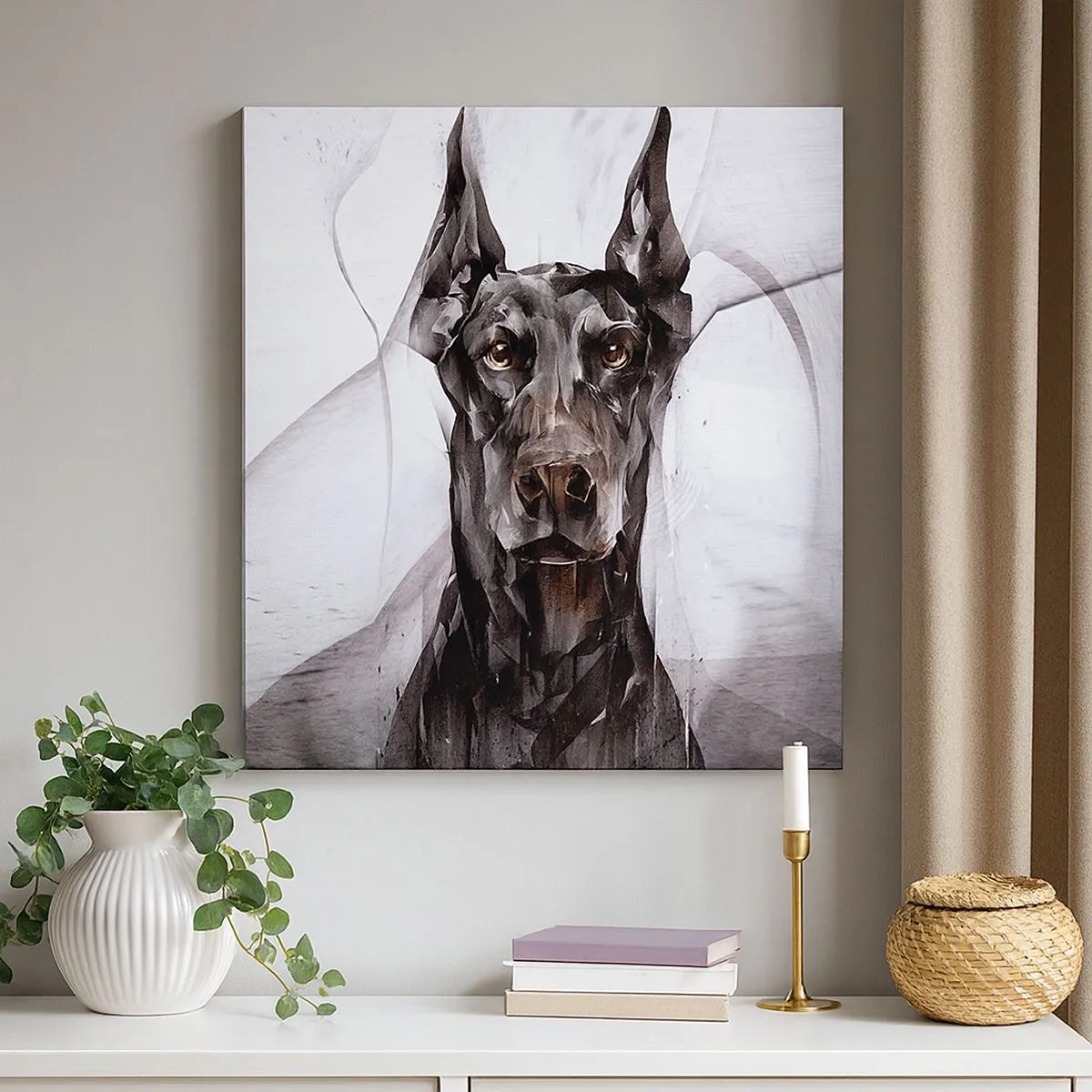 Impression sur toile - Image sur toile - Né noble - 30x30 cm