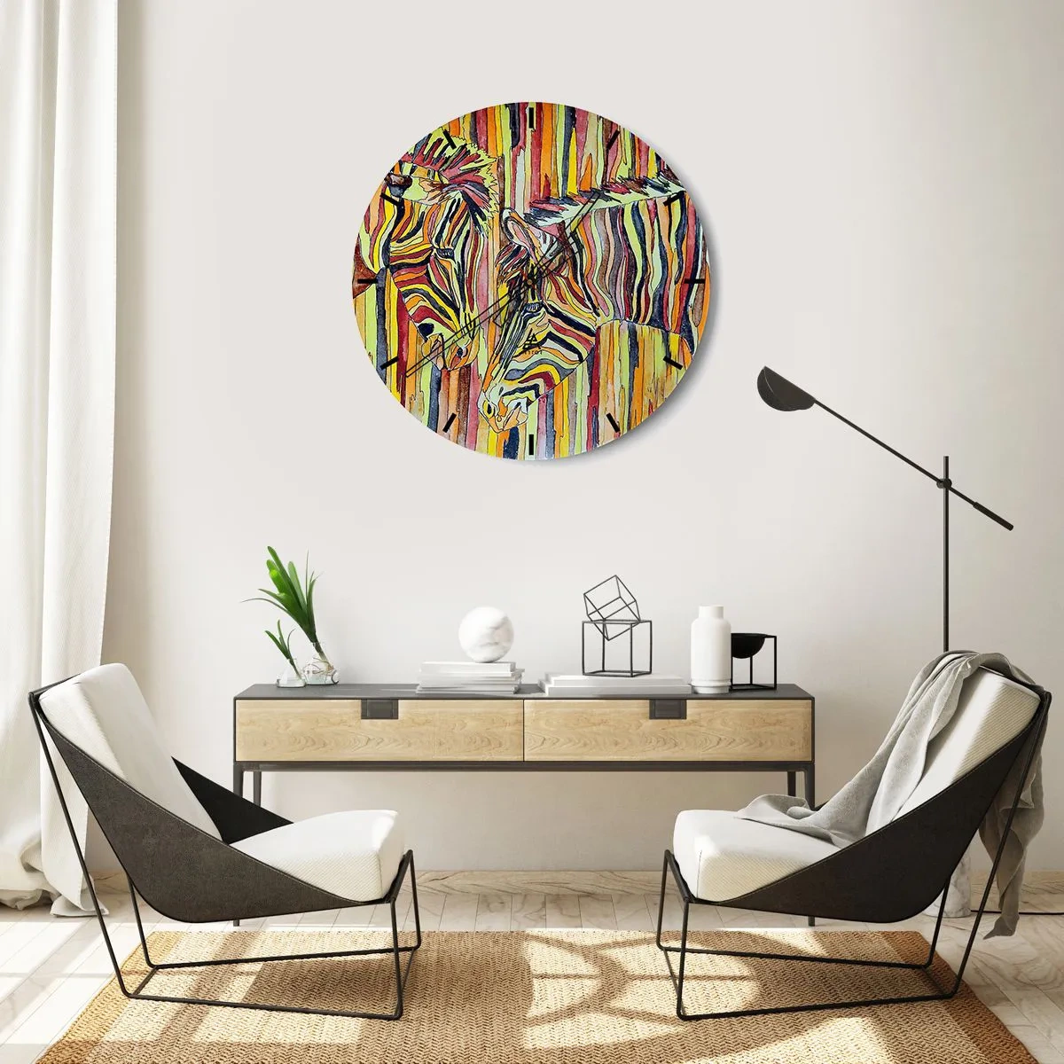 Horloge murale - Pendule murale - Et donc toi aussi... - 40x40 cm