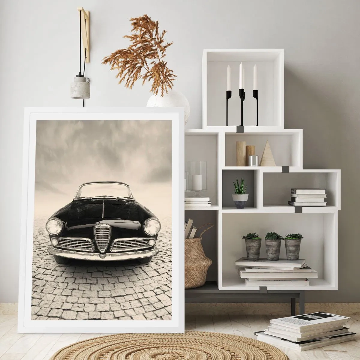 Affiche dans un cadre blanc - Poster - Et alors! Tu ne m'aime pas? - 40x50 cm