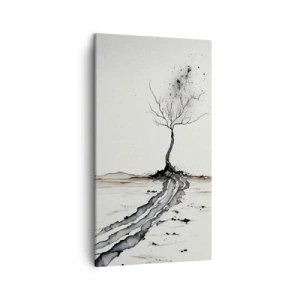 Impression sur toile - Image sur toile - Mélancolie hivernale - 45x80 cm