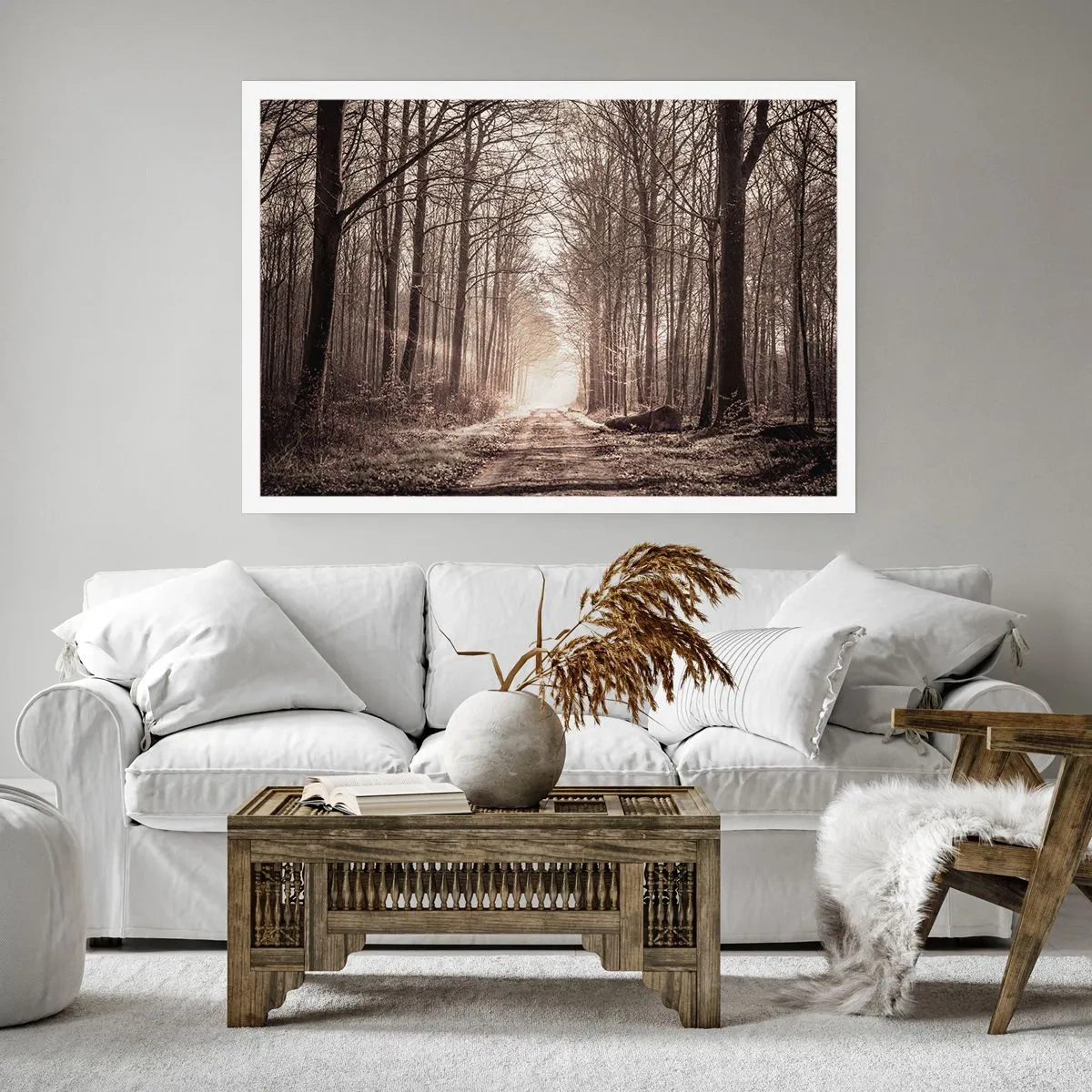 Affiche - Poster - Cathédrale de la forêt - 40x30 cm