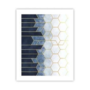 Affiche - Poster - Composition en rythme syncopé - 40x50 cm