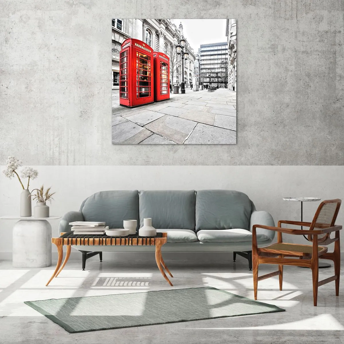 Impression sur verre - Image sur verre - Welcome to London - 60x60 cm
