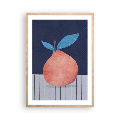 Affiche dans un chêne clair - Poster - Convexité et plan - 50x70 cm