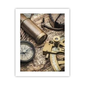 Affiche - Poster - Fixer un cap - 40x50 cm