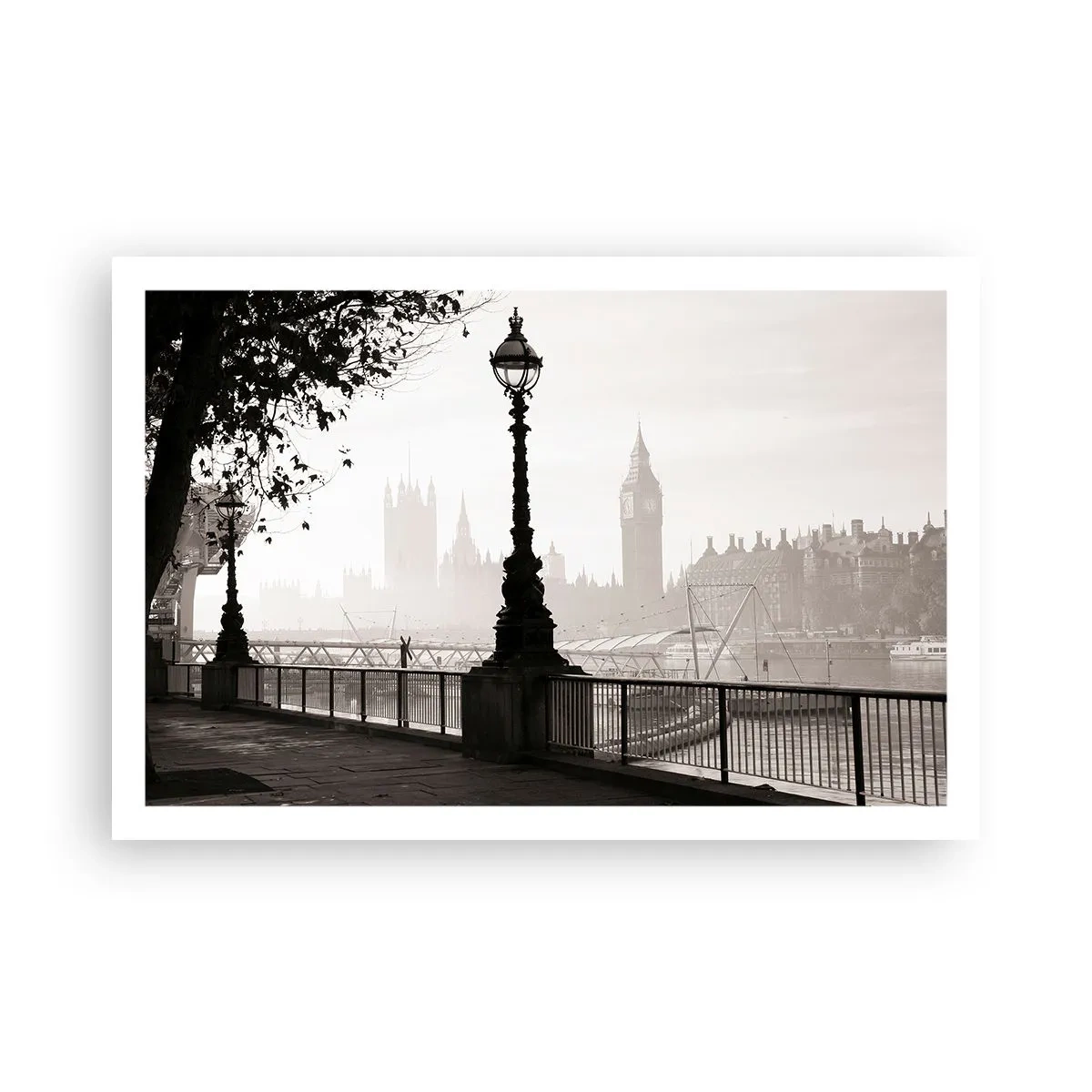Affiche - Poster - Un matin londonien - 91x61 cm