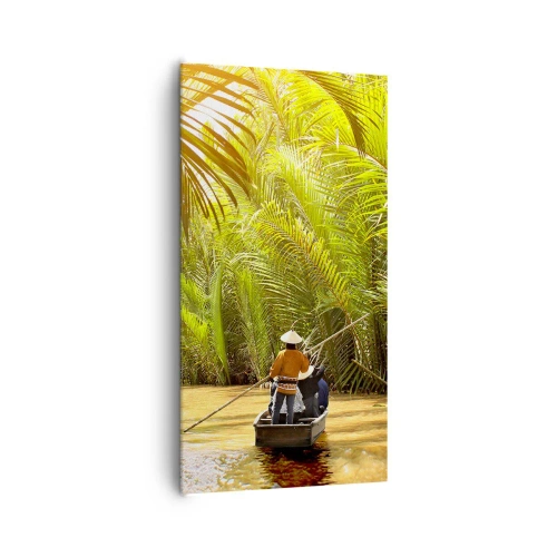 Impression sur toile - Image sur toile - Ravin de palmier - 65x120 cm