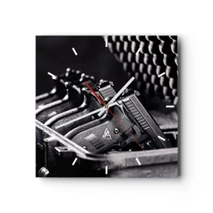 Horloge murale - Pendule murale - Sport masculin - 40x40 cm