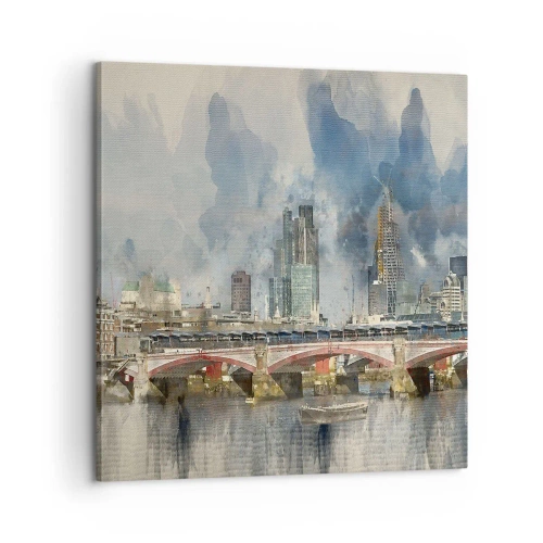Impression sur toile - Image sur toile - Londres dans toute sa splendeur - 60x60 cm