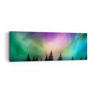 Impression sur toile - Image sur toile - Magie blanche - 90x30 cm