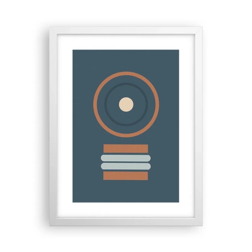 Affiche dans un cadre blanc - Poster - Essence des choses - 30x40 cm