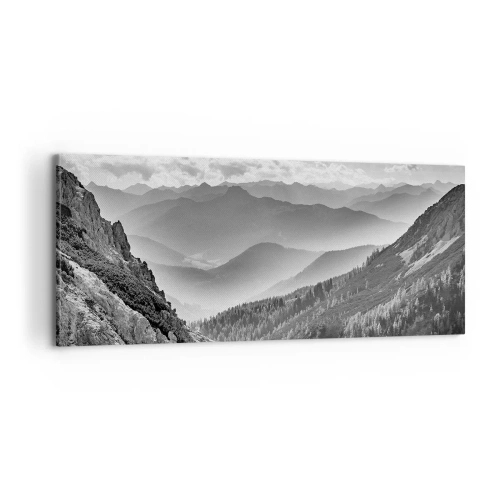 Impression sur toile - Image sur toile - Jusqu'à l'horizon - 100x40 cm