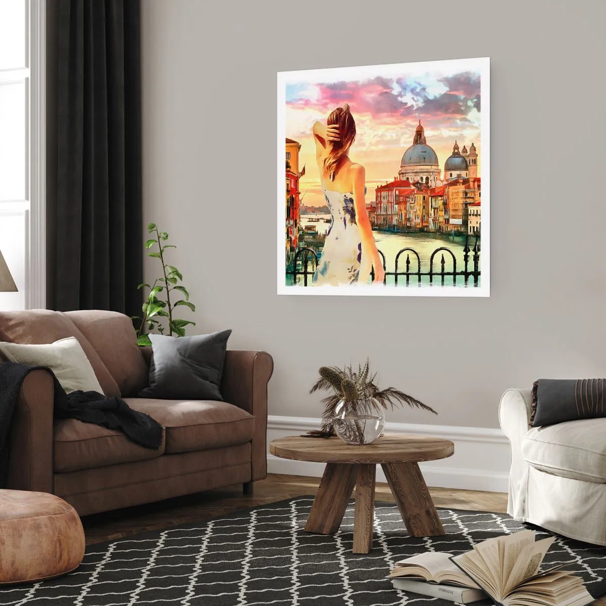 Affiche - Poster - Pour une aventure c'est uniquement dans ... - 60x60 cm