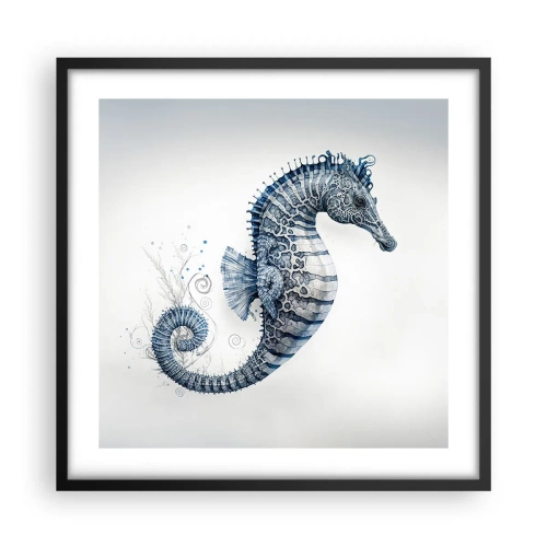 Affiche dans un cadre noir - Poster - Une subtile plaisanterie de la nature - 50x50 cm