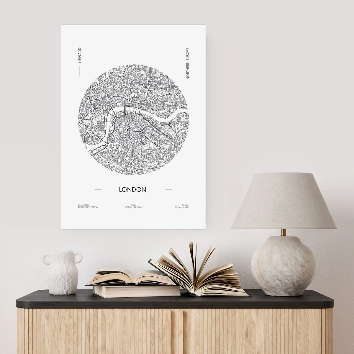 Affiche - Poster - Anatomie de Londres - 70x100 cm