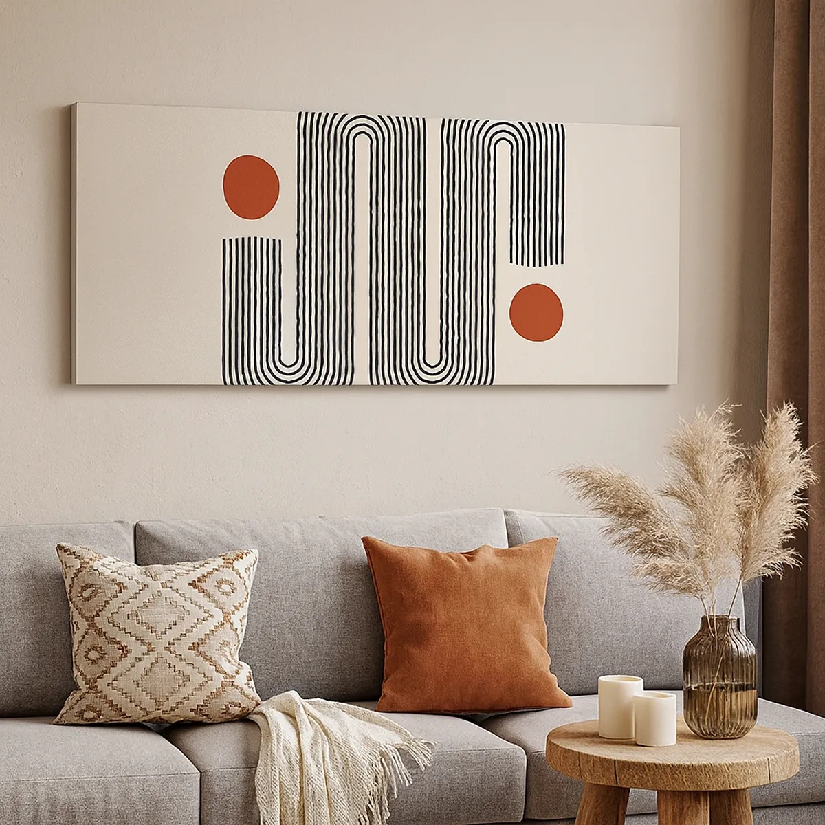 Impression sur toile - Image sur toile - Du début à la fin - 30x30 cm