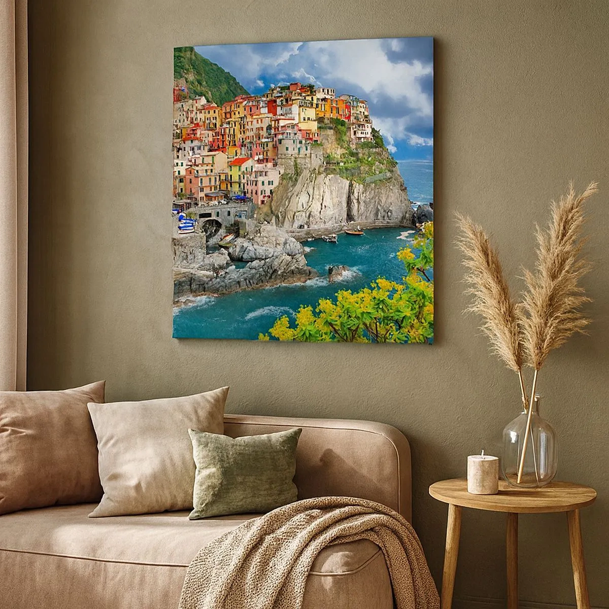 Impression sur toile - Image sur toile - Un groupe embrassant les rochers - 30x30 cm