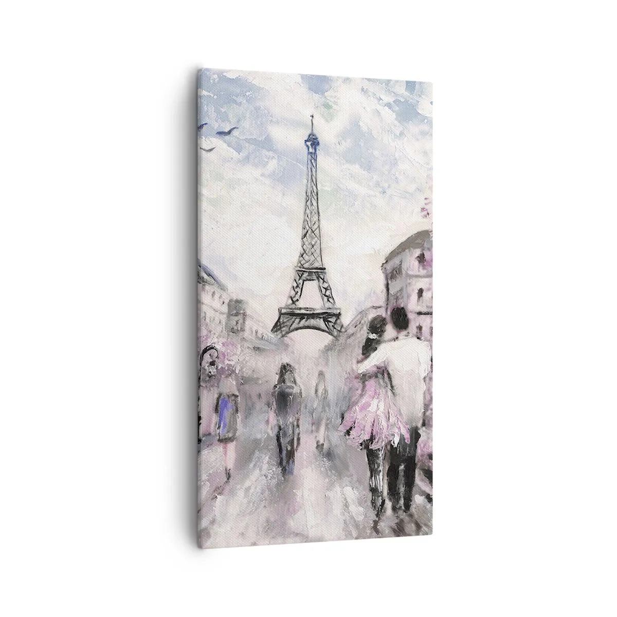 Impression sur toile - Image sur toile - Comment tomber amoureu, il faut juste... - 55x100 cm