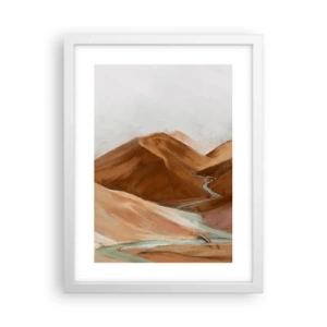 Affiche dans un cadre blanc - Poster - A la source - 30x40 cm