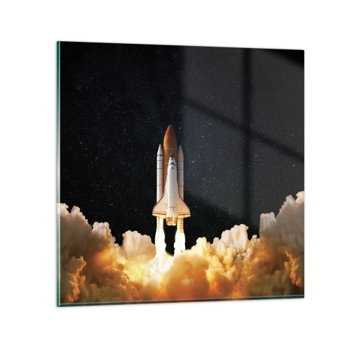Impression sur verre - Image sur verre - Ad astra! - 30x30 cm