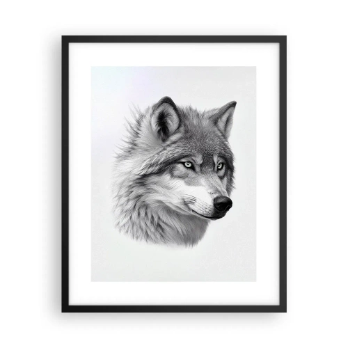 Affiche dans un cadre noir - Poster - Alpha – sans aucun doute - 40x50 cm