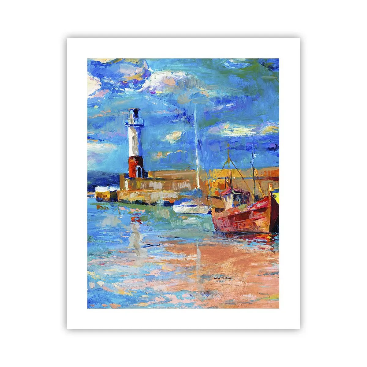 Affiche - Poster - Un après-midi dans la baie arc-en-ciel - 40x50 cm