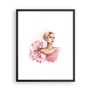 Affiche dans un cadre noir - Poster - Comme peinte... - 40x50 cm