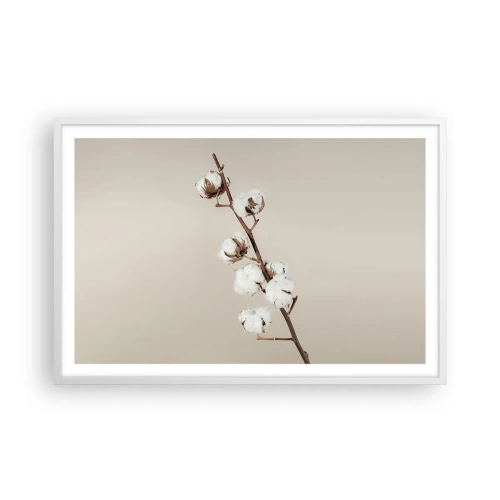 Affiche dans un cadre blanc - Poster - A la source de la douceur - 91x61 cm