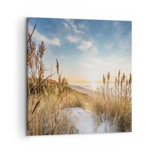 Impression sur toile - Image sur toile - Plage du nord - 50x50 cm