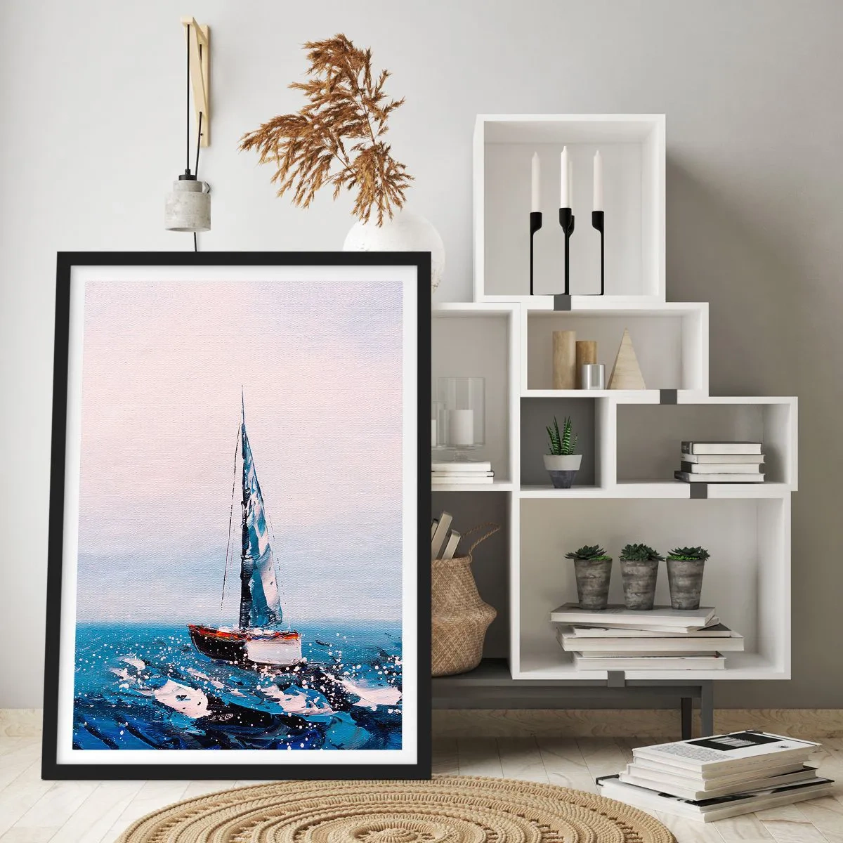 Affiche dans un cadre noir - Poster - Confrérie du vent - 70x100 cm