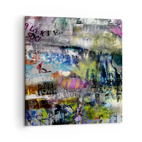 Impression sur toile - Image sur toile - Collage de souvenirs - 50x50 cm