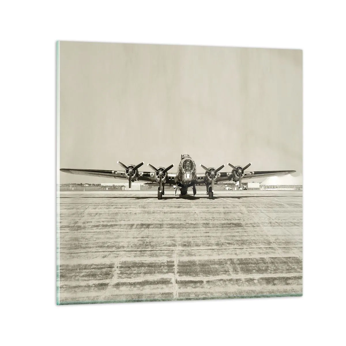 Impression sur verre - Image sur verre - Toujours prêt! - 70x70 cm