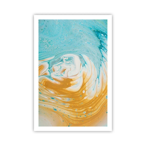 Affiche - Poster - Tourbillon pastel - 61x91 cm