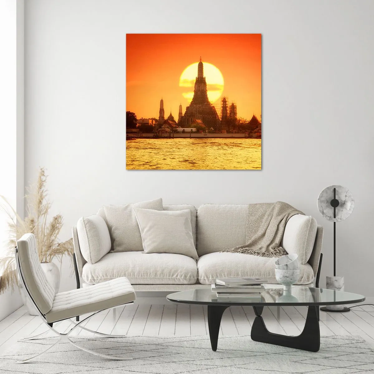 Impression sur verre - Image sur verre - Vers le soleil, toujours vers le soleil - 50x50 cm